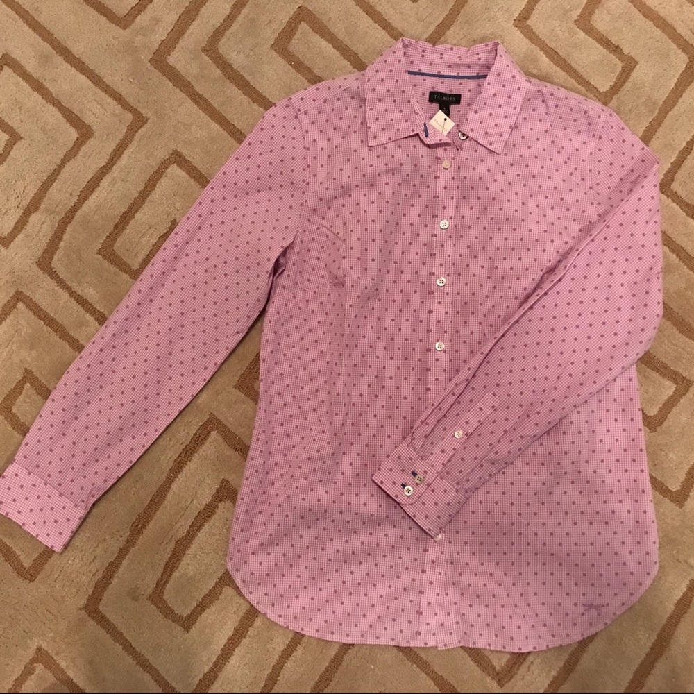 Talbots fitted button-down